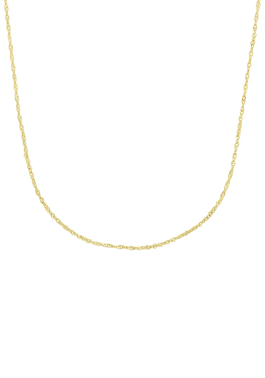 Collier AMOR "9198634" Halsketten Gr. Gelbgold 375, Länge: 42 cm, gelb (gelbgold 375) Damen Colliers