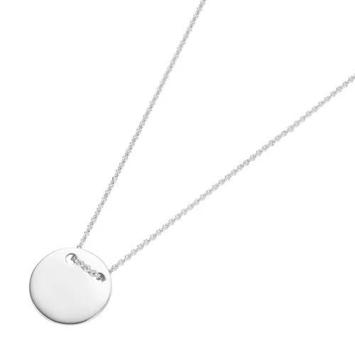 Collier SMART JEWEL "Plättchen, Silber 925" Halsketten Gr. 45 cm, Silber 925 (Sterlingsilber), silberfarben (silber) Damen Colliers