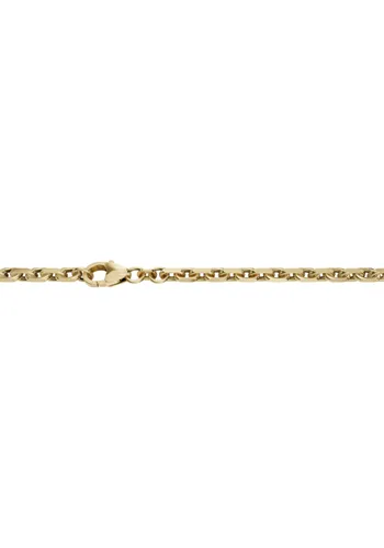 Collierkettchen FIRETTI "Schmuck Geschenk Gold 333 Halsschmuck Halskette Goldkette Ankerkette" Halsketten Gr. 50, Gelbgold 585, Breite: 3 mm, gelb (ge...