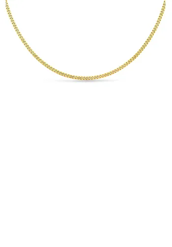 Collierkettchen FIRETTI "Schmuck Geschenk Gold 333 Halsschmuck Halskette Goldkette Flachpanzer" Halsketten Gr. 50, Gelbgold 585, Länge: 50 cm Breite:...