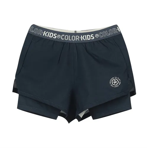 Color Kids Jungen Sport Shorts Blau
