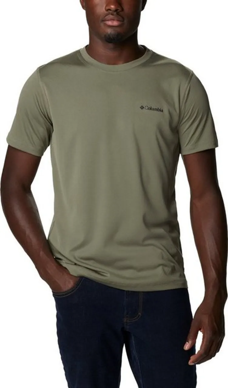 Columbia Kurzarmshirt Zero Rules Short Sleeve Shirt STONE GREEN