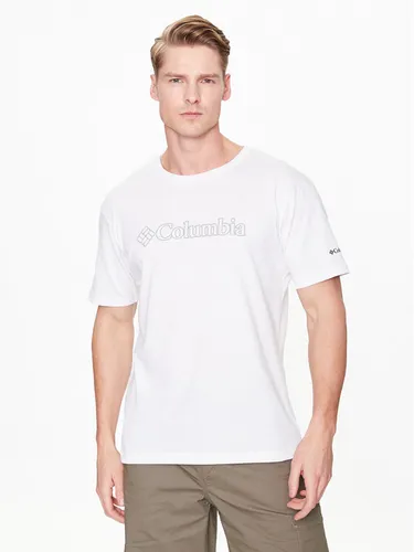 Columbia T-Shirt Pacific Crossing II 2036472 Weiß Regular Fit