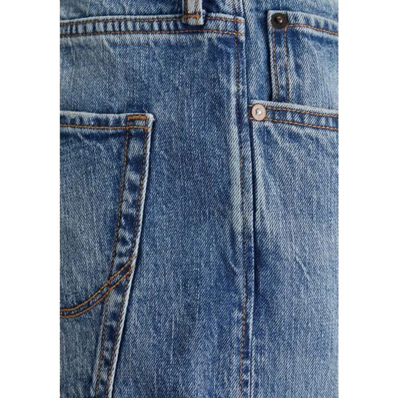 Comfort-fit-Jeans JACK & JONES PLUSSIZE "JJIMIKE JJORIGINAL CB 010 PLS" Gr. 44, Länge 32, blau (blue denim) Herren Jeans Comfort Fit