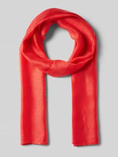 comma Schal im unifarbenen Design in Rot