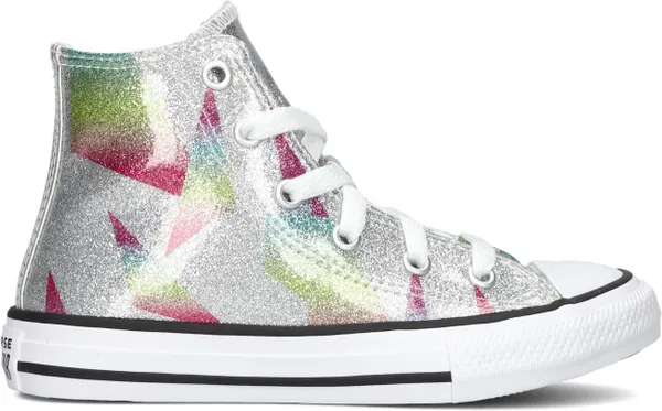 Converse Mädchen Hoge Sneakers Chuck Taylor All Star Prism Glitter - Silber