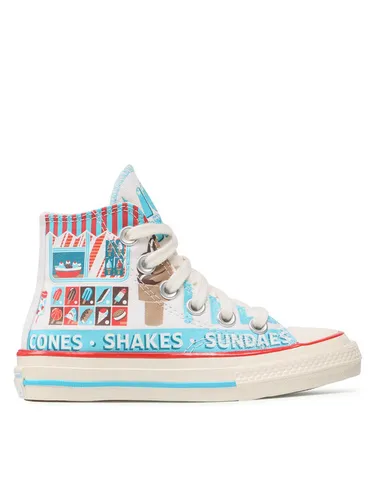 Converse Sneakers aus Stoff Chuck 70 Hi A00395C Bunt
