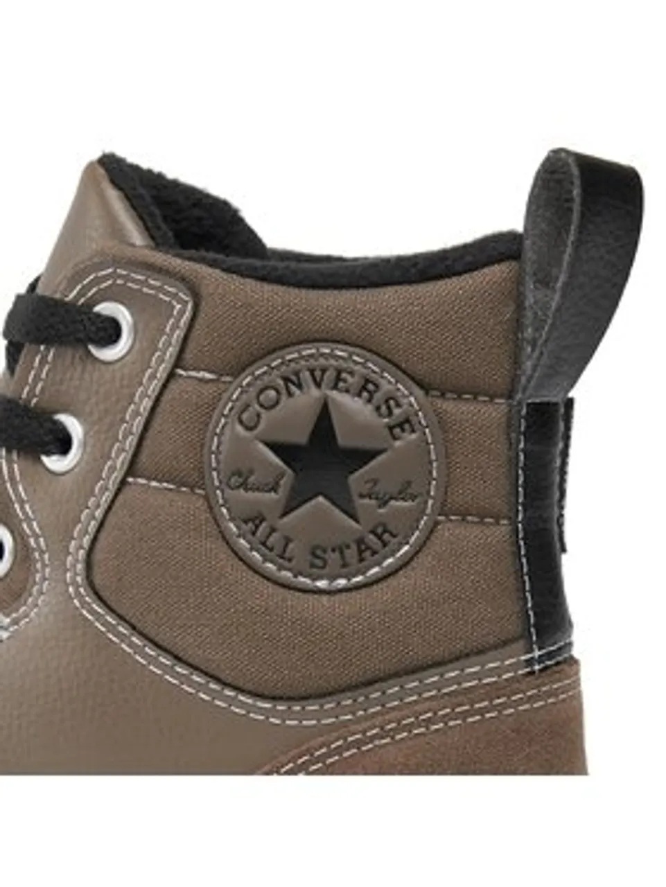 Converse Sneakers aus Stoff Chuck Taylor All Star Berkshire Boot A04476C Beige
