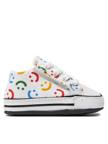 Converse Sneakers aus Stoff Chuck Taylor All Star Cribster Easy On Doodles A06353C Weiß