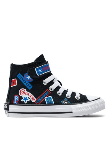 Converse Sneakers aus Stoff Chuck Taylor All Star Easy-On Stickers A06356C Schwarz