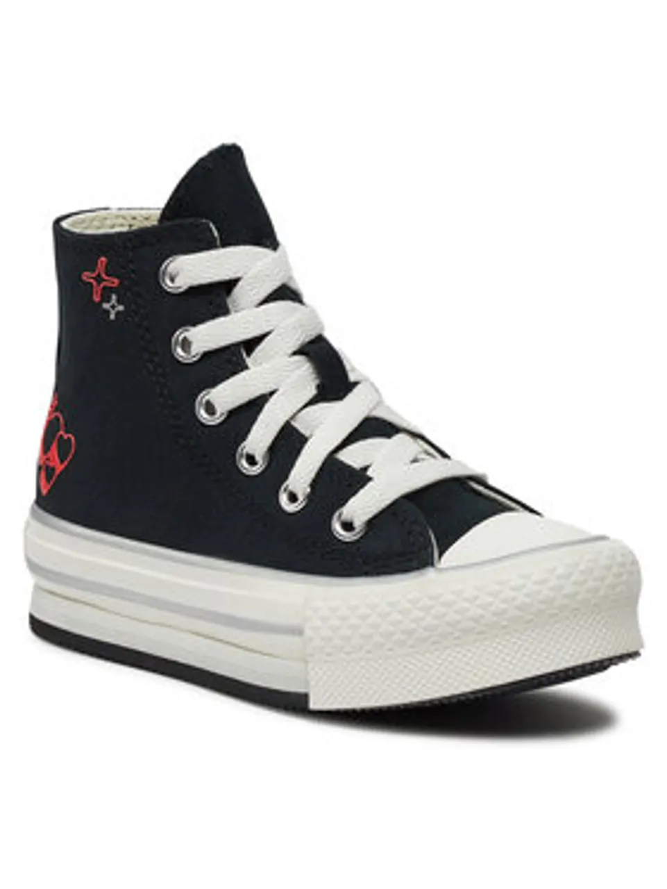 Converse Sneakers aus Stoff Chuck Taylor All Star Eva Lift A09122C Schwarz
