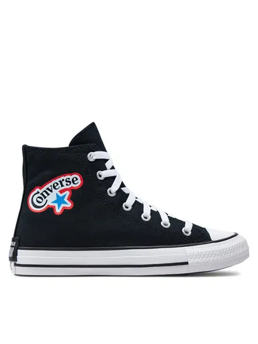 Converse Sneakers aus Stoff Chuck Taylor All Star Stickers A06313C Schwarz