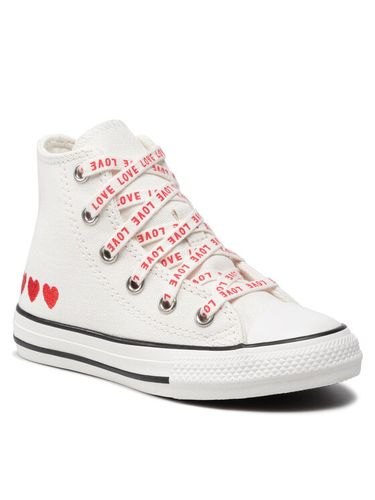 Converse Sneakers aus Stoff Ctas Hi A01604C Weiß