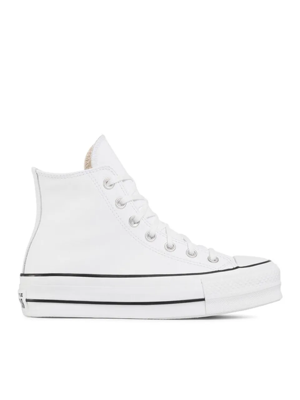 Converse Sneakers aus Stoff Ctas Lift Clean Hi 561676C Weiß
