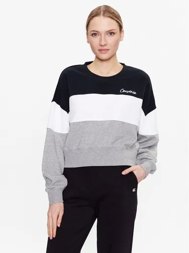 Converse Sweatshirt Color Block Chainstitch 10024524-A04 Bunt Classic Fit