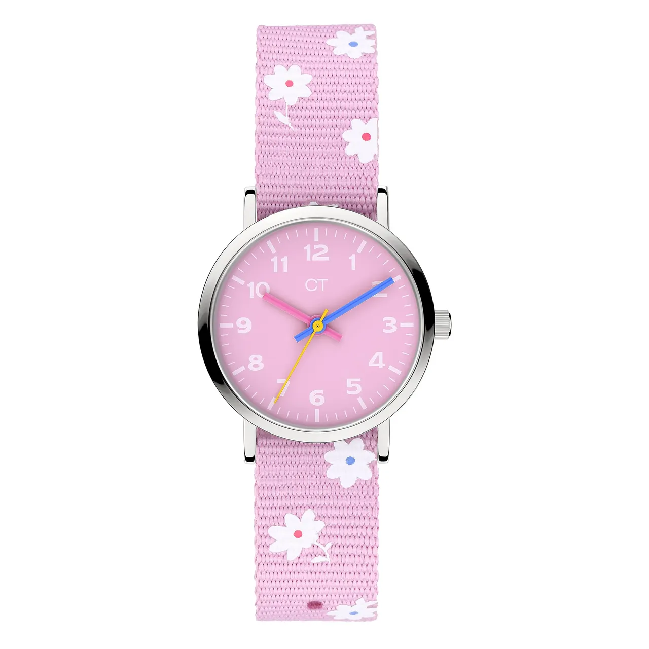 Cool Time Kids Armbanduhr mit Nylon Armband (rosa)