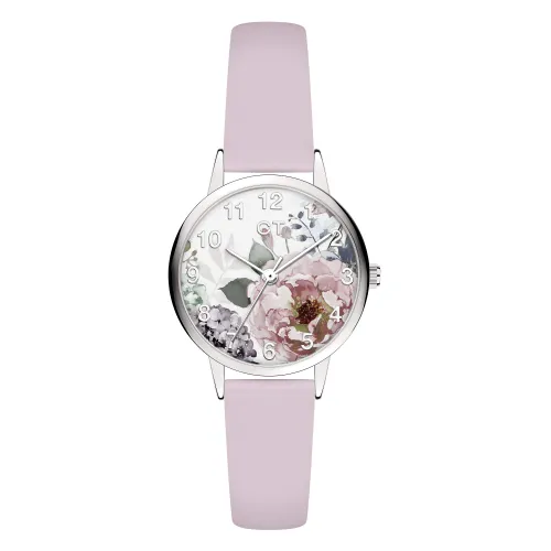 Cool Time Mädchen Kinder Armbanduhr (rosa-Silber)