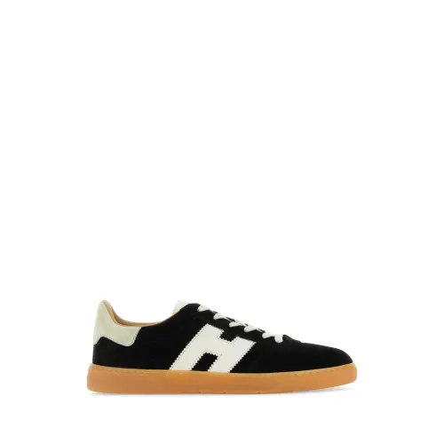 Cool Two-tone Suede Sneakers Hogan