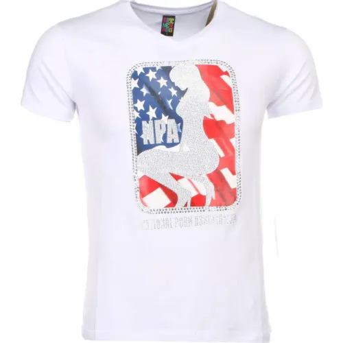 Cooler Druck auf Kleidung NPA - Herren T-Shirt - 1414W Local Fanatic
