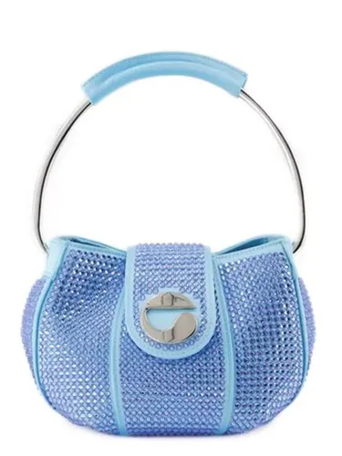 Coperni Crossbody Bags - Crystal Ring Pouch - Crystal - Blue - Gr. unisize - in Blau - für Damen