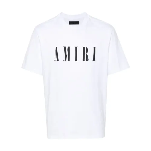 Core Logo Weiße T-Shirts und Polos Amiri