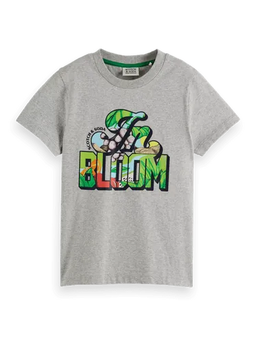 Cotton In Conversion short-sleeved artwork T-shirt - Größe 8 - Multicolor - Junge - T-Shirt - Scotch & Soda