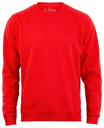 Cotton Prime® Sweatshirt Sweater Pullover aus Baumwollmischung und weichem Innenfleece