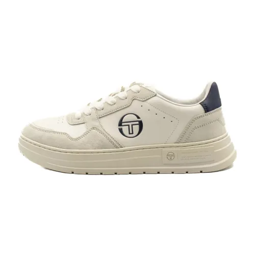 Court Classic MP Weiße & Navy Sneakers Sergio Tacchini