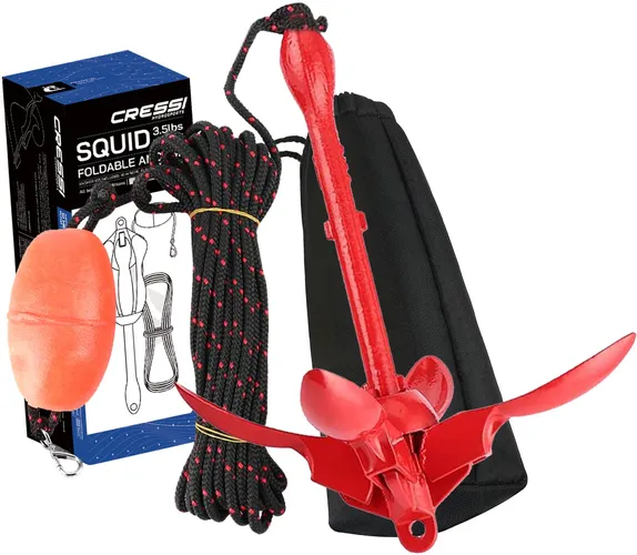 Cressi Unisex-Adult Squid Foldable Anchor Set 1