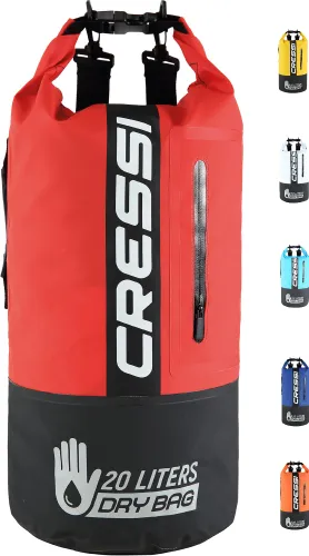 Cressi Unisex – Erwachsene Dry Bag Premium 20LT Bicolor