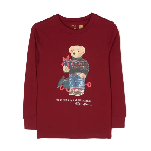 Crewneck Langarm Polo Bear Shirts Ralph Lauren