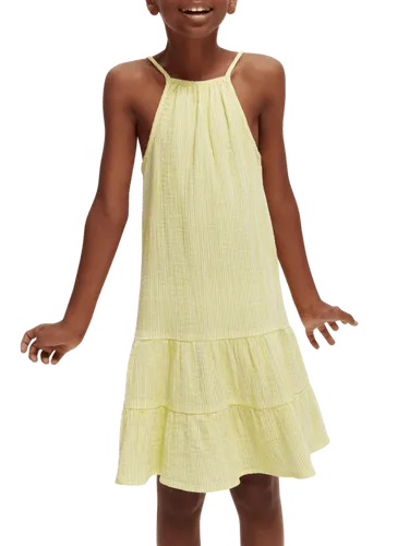 Crinkle cotton midi dress - Größe 8 - Multicolor - Mädchen - Kleid - Scotch & Soda