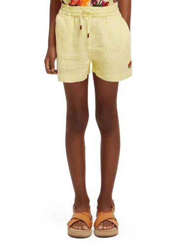 Crinkle-cotton shorts - Größe 8 - Multicolor - Mädchen - Shorts - Scotch & Soda