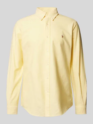 Custom Fit Freizeithemd mit Button-Down-Kragen