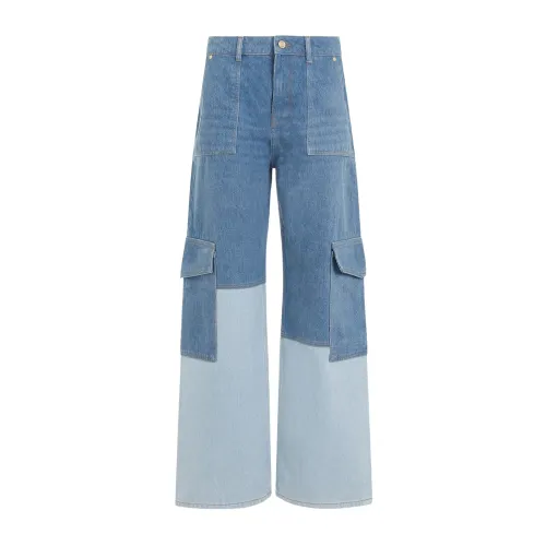 Cutline Denim Angi Vintage Blaue Jeans,Jeans Ganni