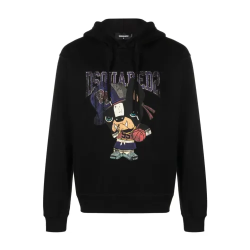 D2 Hund Pullover Hoodie Dsquared2