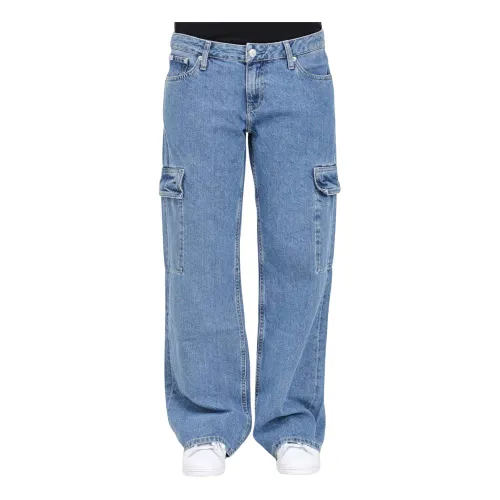Damen Cargo Denim Jeans Calvin Klein Jeans