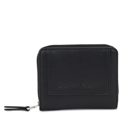 Damen Geldbörse Calvin Klein Ck Set Zip Around W/Flap Md K60K611099 Ck Black BAX