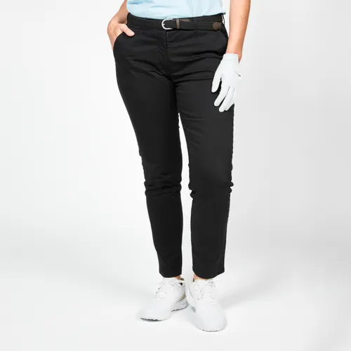 Damen Golf Hose Baumwolle - MW500 schwarz