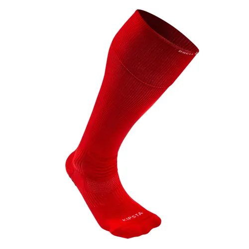 Damen/Herren Fussball Stutzen hoch mit rutschfesten Socken - Viralto II rot