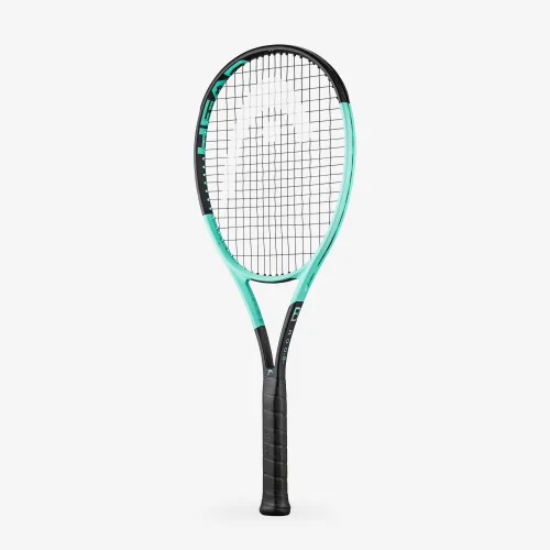 Damen/Herren Tennisschläger - Head Auxetic Boom MP 2024 schwarz/grün 295 g