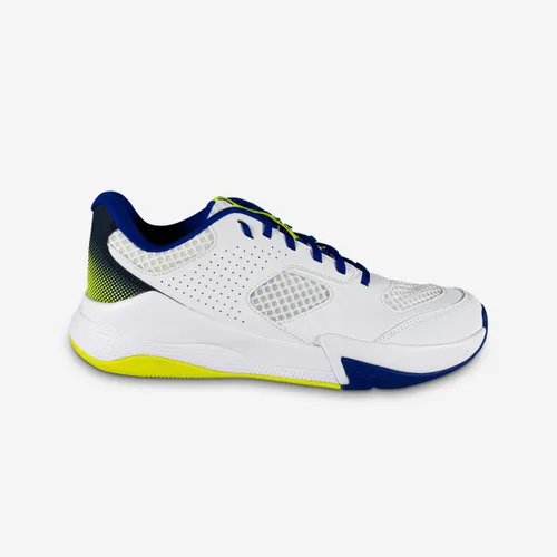 Damen/Herren Volleyball Schuhe - Komfort weiss/blau/neongelb