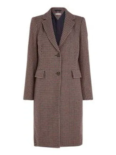 Damen Mantel WOOL BLEND CLASSIC CHECK COAT