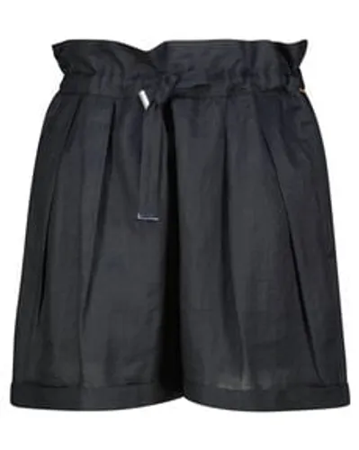 Damen Paperbag-Shorts TURRINA aus Ramie