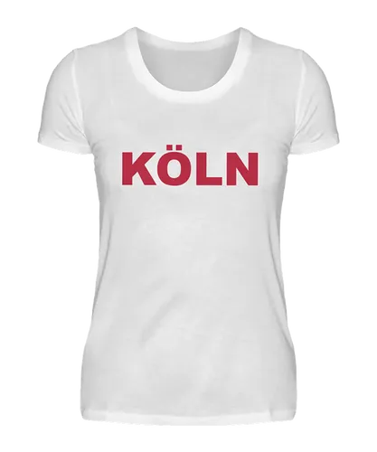 Damen T-Shirt Köln Weiss