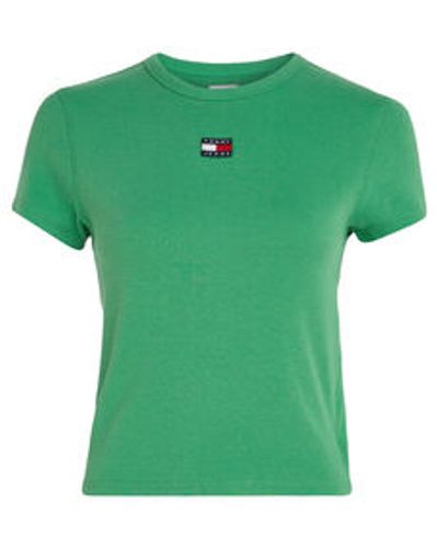 Damen T-Shirt TJW BBY RIB XS BADGE