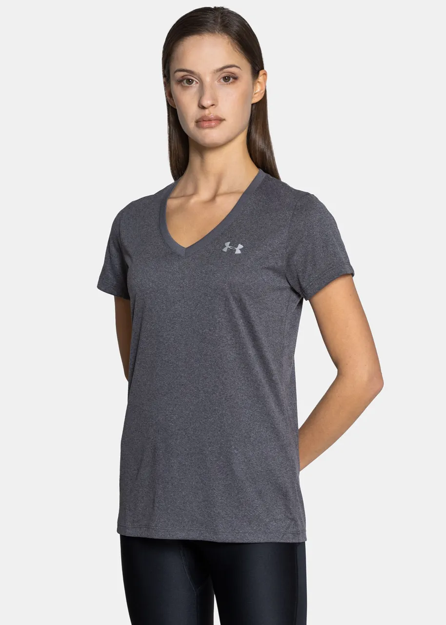 Damen T-Shirt Under Armour Tech Ssv Solid (1255839-090)