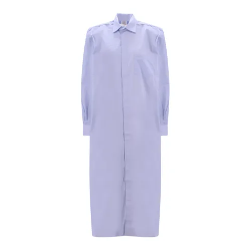 Damenbekleidung Kleid Blau Ss23 Vetements