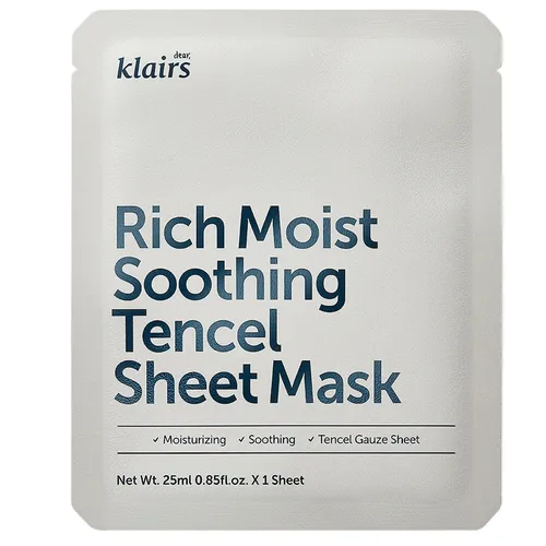 Dear Klairs - Rich Moist Soothing Tencel Sheet Mask Tuchmasken