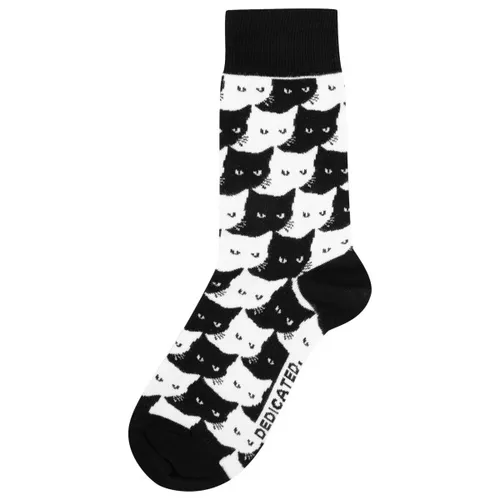 DEDICATED - Socks Sigtuna Pepita Cats - Multifunktionssocken